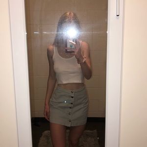 AMERICAN APPAREL | denim skirt